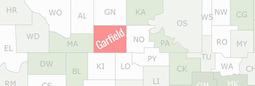 Garfield County Map